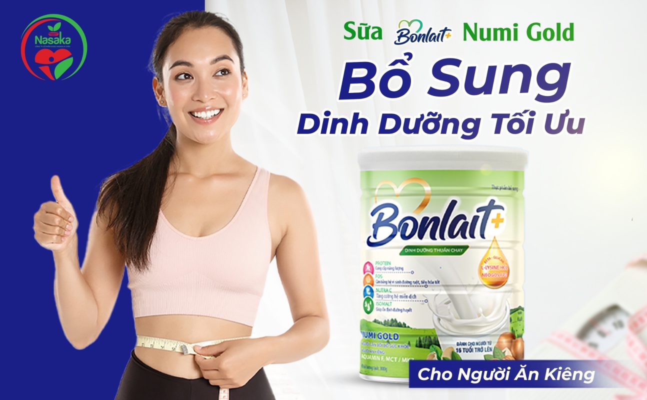 Sữa Bonlait+ Numi Gold bổ sung dinh dưỡng cho người ăn kiêng