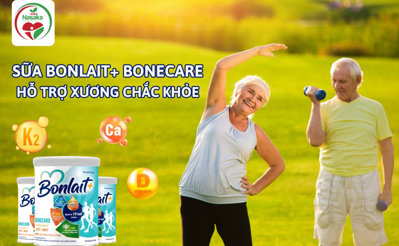 Sữa dinh dưỡng cao cấp Bonlait+ Bonecare hỗ trợ xương chắc khỏe