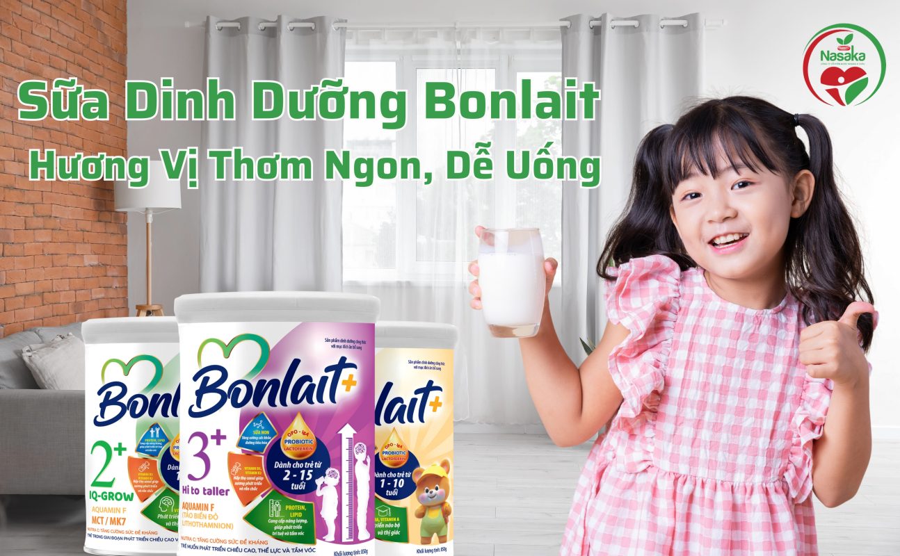 Sữa dinh dưỡng Bonlait+ hương vị thơm ngon, dễ uống