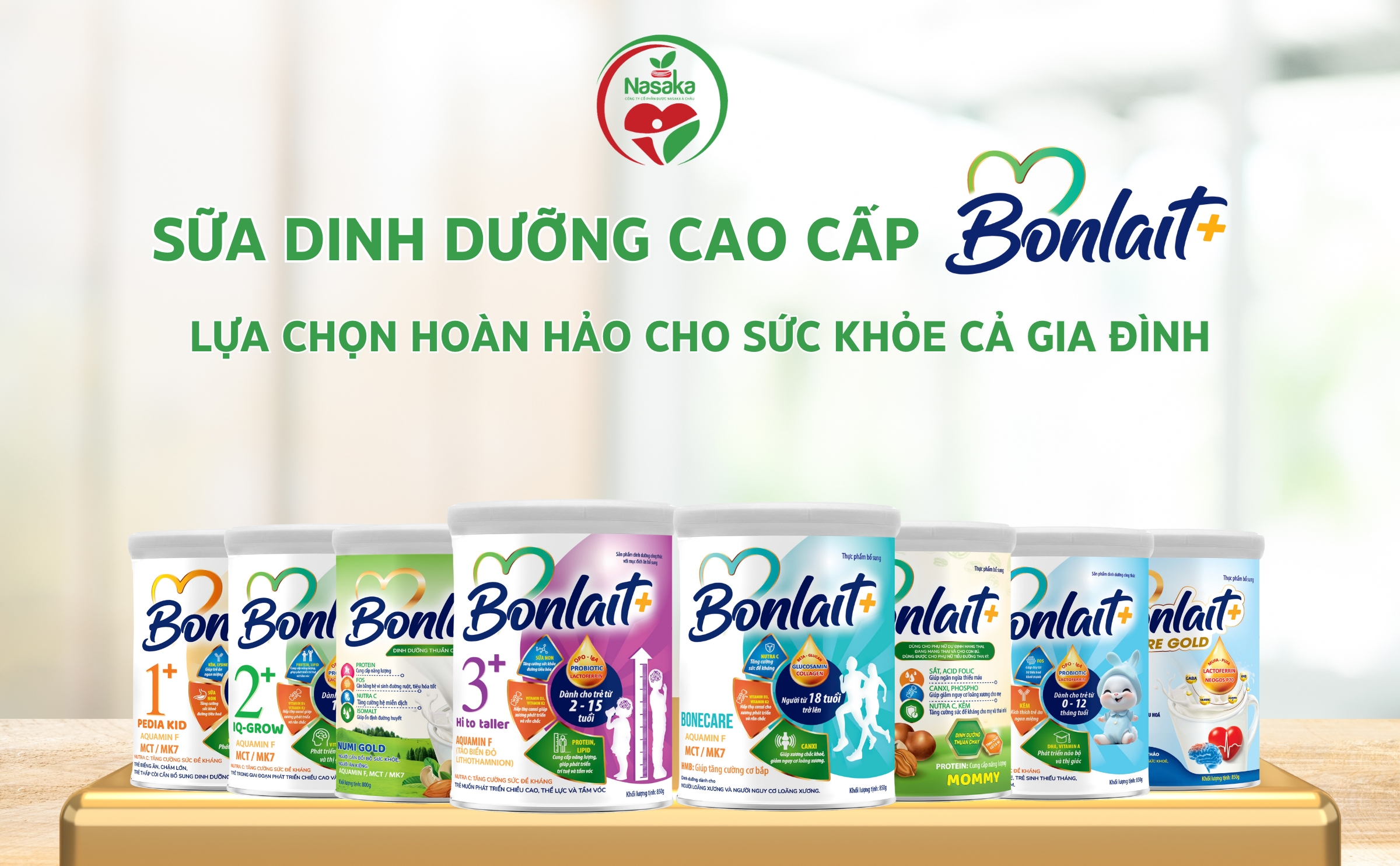 Sữa dinh dưỡng cao cấp Bonlait lựa chọn hoàn hảo cho sức khỏe gia đình bạn