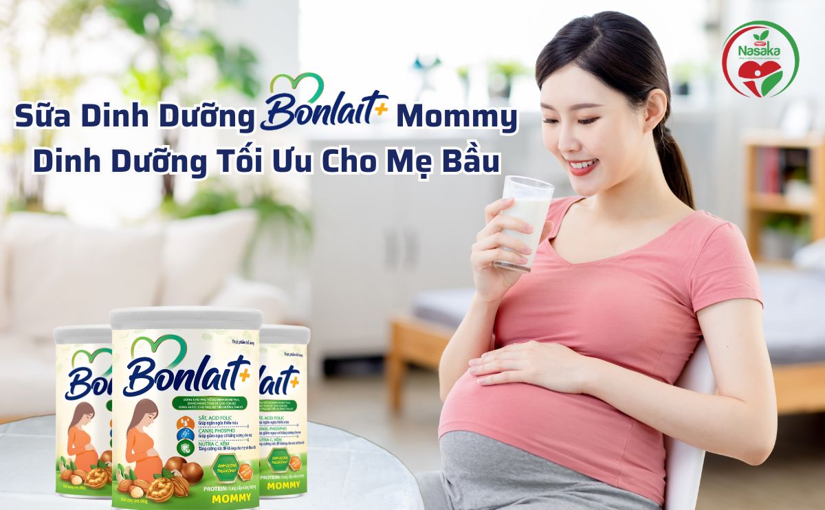 Sữa dinh dưỡng cao cấp Bonlait+ Mommy dinh dưỡng tối ưu cho mẹ bầu