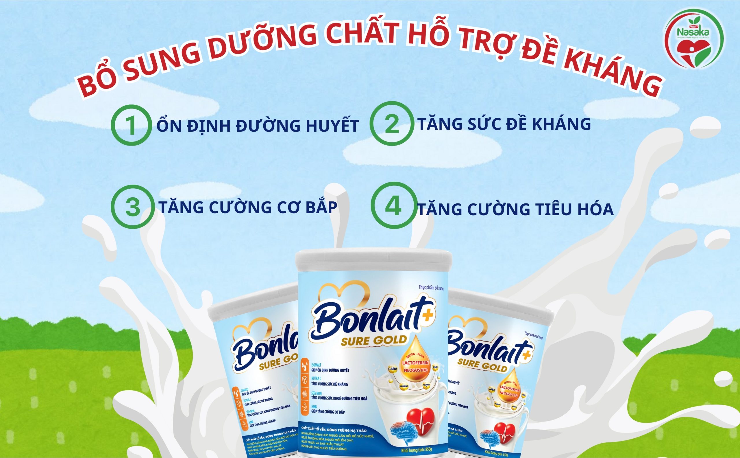 Sữa dinh dưỡng Bonlait+ Sure Gold người bạn đồng hành trong quá trình hồi phục sức khỏe