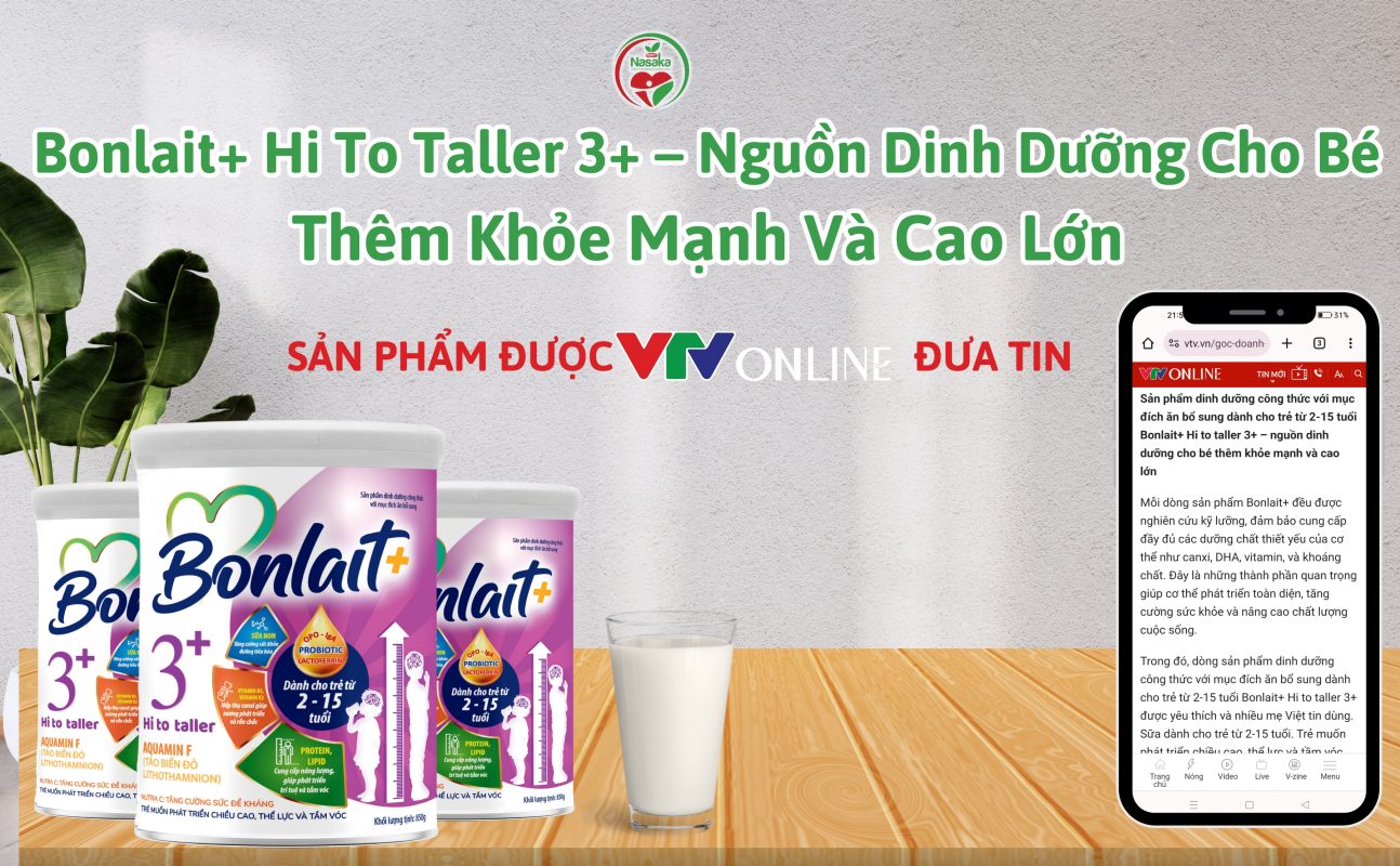 Bonlait+ Hi To Taller 3+ – Nguồn Dinh Dưỡng Cho Bé Thêm Khỏe Mạnh Và Cao Lớn