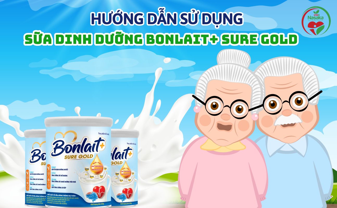 Hướng dẫn sử dụng sữa dinh dưỡng Bonlait+ Sure Gold