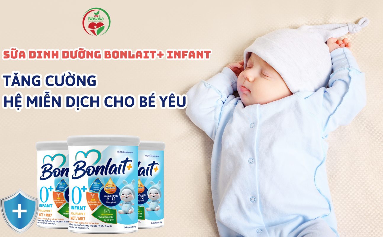 Sữa dinh dưỡng Bonlait+ Infant tăng cường hệ miễn dịch cho bé yêu