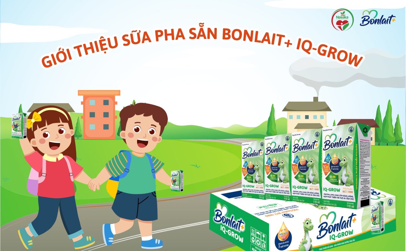 Giới Thiệu Sữa Pha Sẵn Bonlait+ IQ-Grow 