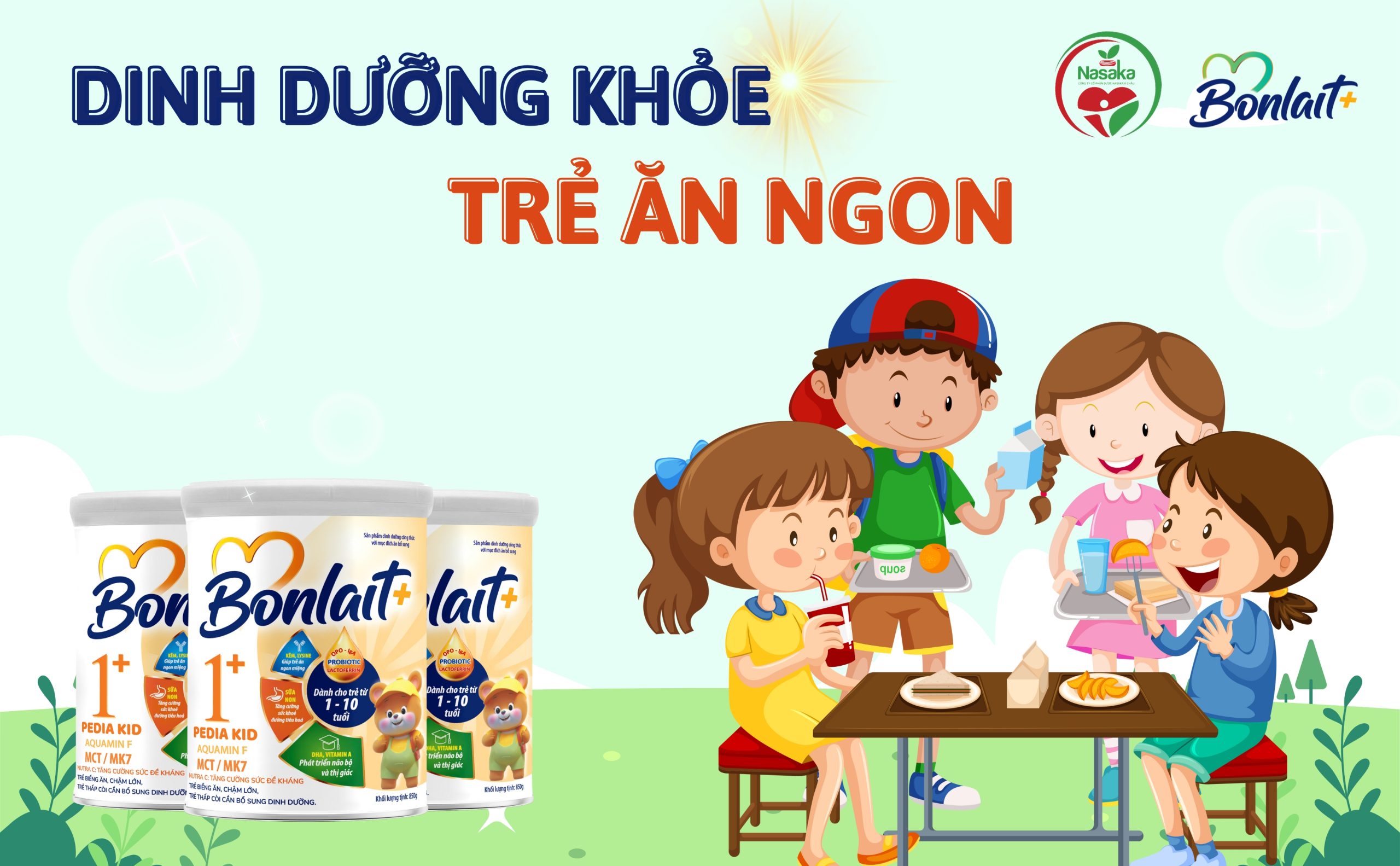 Công dụng của sữa dinh dưỡng Bonlait+ Pedia Kids: Dinh dưỡng khỏe, trẻ ăn ngon