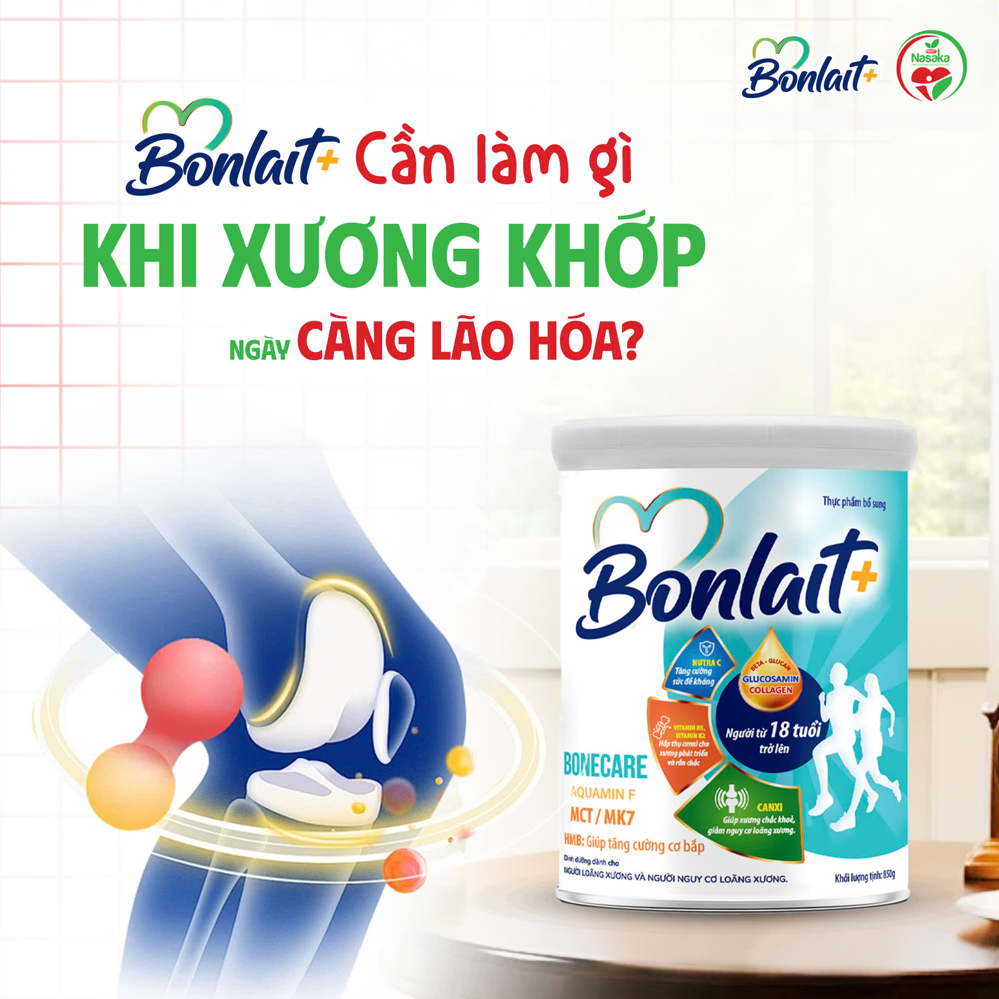 Muốn Xương Chắc Khỏe? Đừng Bỏ Qua Giải Pháp Từ Sữa Bonlait+ Bonecare!