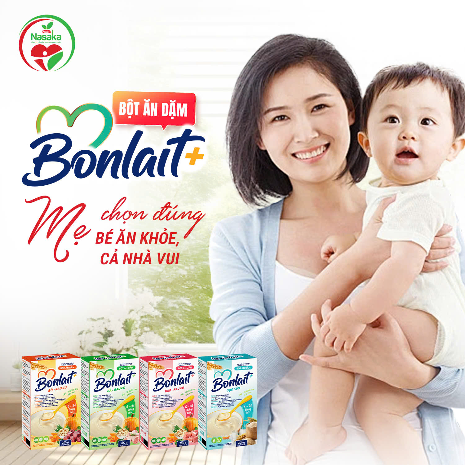 Bột ăn dặm Bonlait