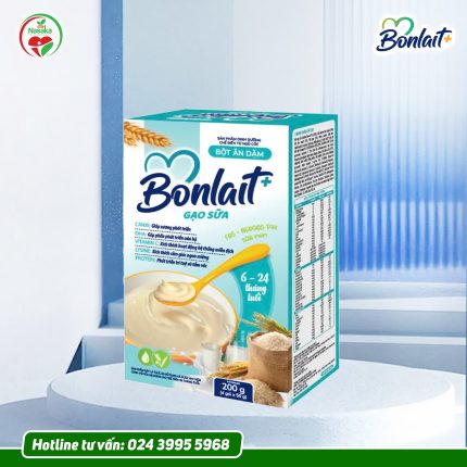 Bột ăn dặm BonlaiT+ gạo sữa