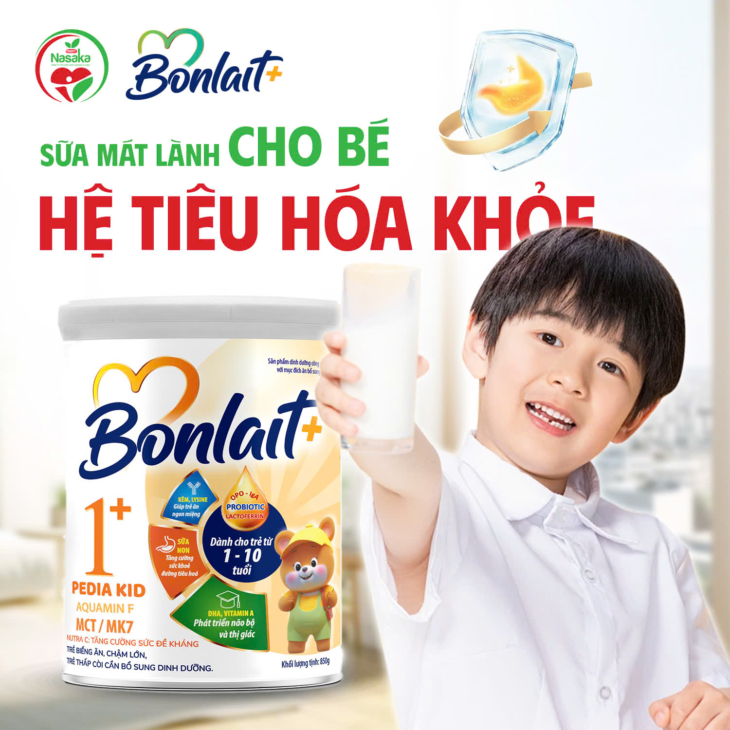 Tại Sao Mẹ Nên Chọn Sữa Bonlait Pedia Kid Cho Bé Từ 1-10 Tuổi?